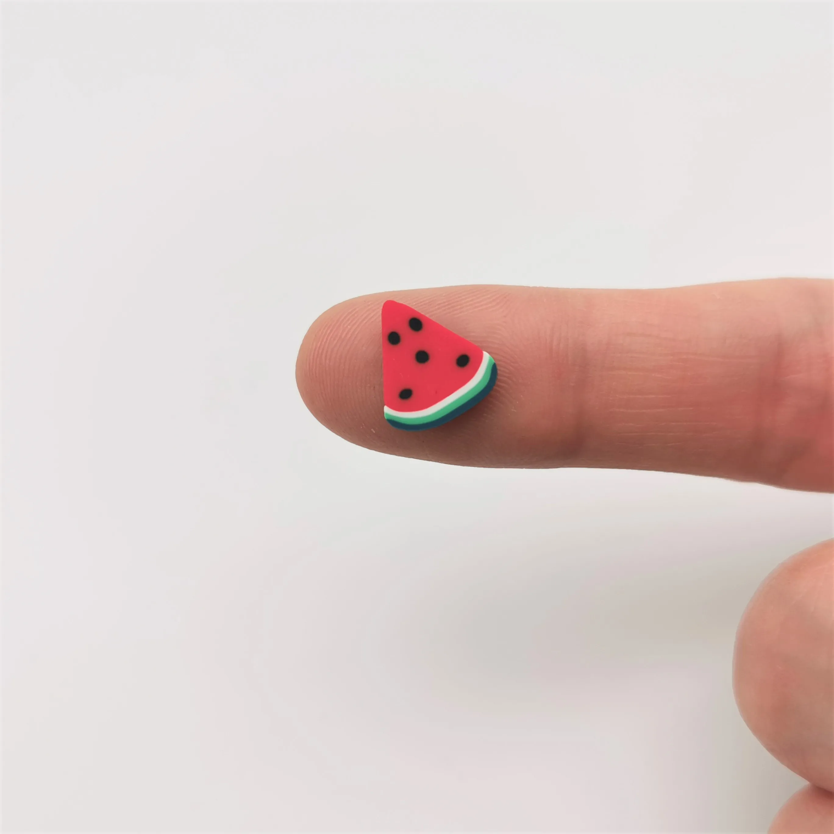 1kg 10mm Fruit Slice Slime Charms Watermelon Fruit Series Beads Slime Bead Making Supplies For Fashion Hair Accessories Earring