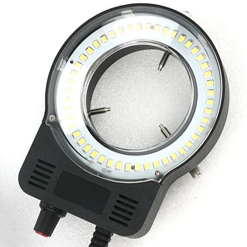48 LED SMD USB Adjustable Ring Light Illuminator Lamp for Industry Microscope Industrial Camera Magnifier