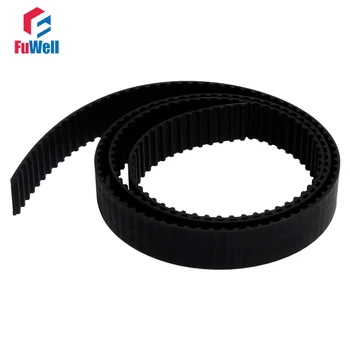 

XL Type Open Timing Belt 10/15/20mm Width Toothed Pulley Belt 5.08mm Black Rubber Synchronous Timing Belts for CNC Machine
