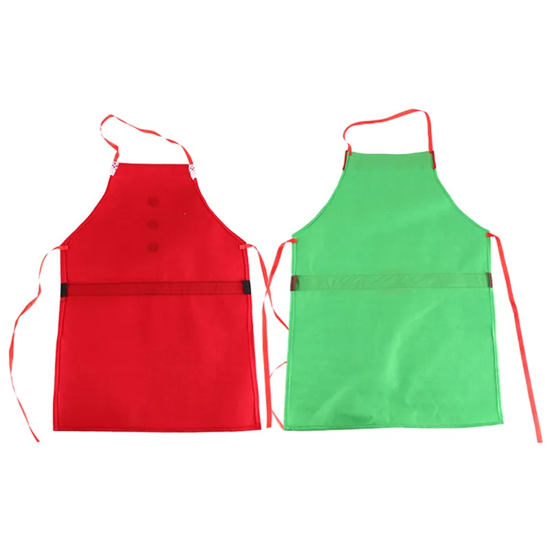 Christmas Aprons Adult Santa Claus Elf Apron for Women Men Dinner Evening Party Decorations Xmas Festival Suppliers Christmas