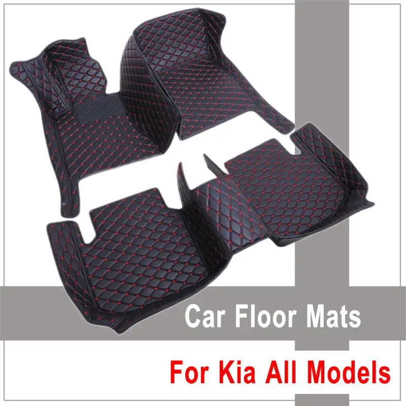 

Left Hand Drive Custom Car Floor Mat For Kia Rio Optima K5 K2 KX CROSS KX3 KX5 Carnival Sorento Sportage... Auto Interior Carpet