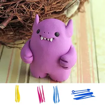 

Compact Kids Toys Plasticine Ultra-light Clay DIY Utility Knife Slime Cardboard Blister Slime Supplies Toys for Children
