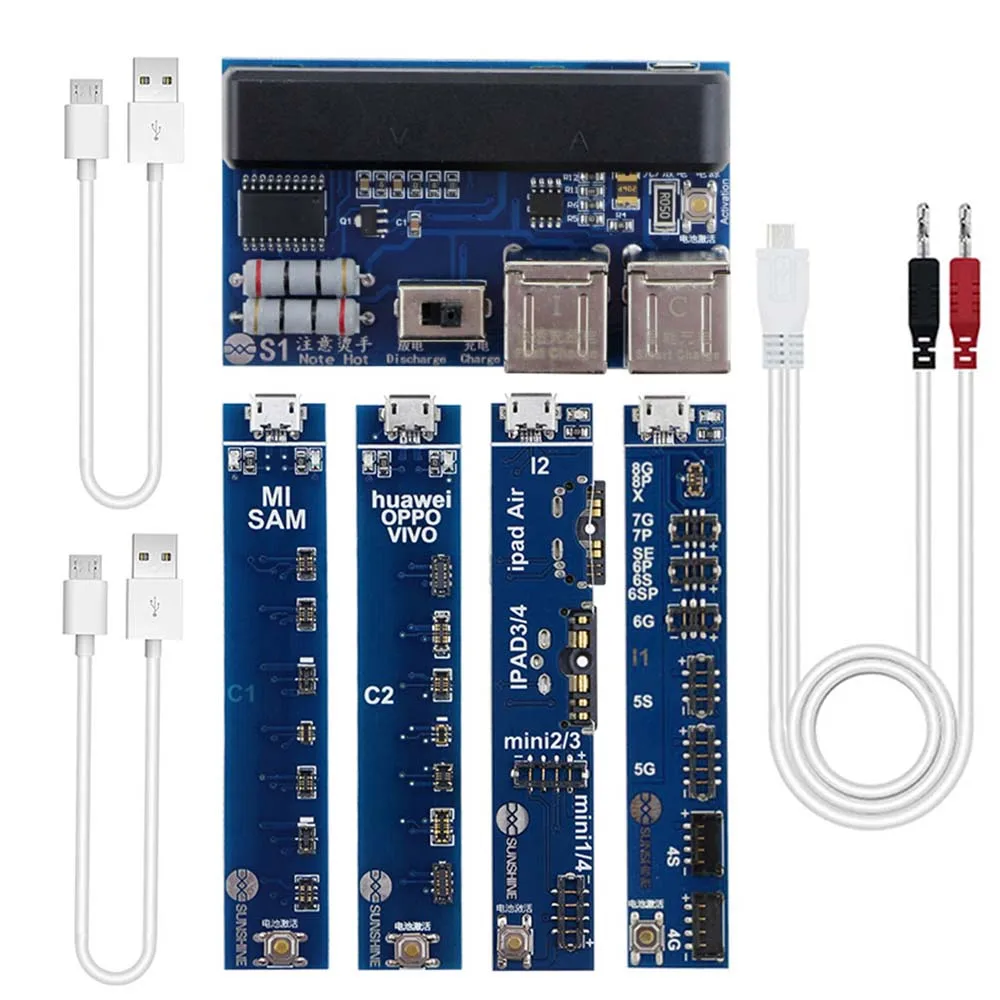 

Universal Battery Fast Charging Activation Board with USB Cable for iPhone iPad Samsung Xiaomi Huawei Android China Phone Watch