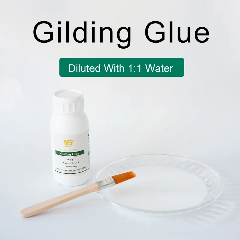 110g Gilding Glue for Gold Leaf Foil Water-based Glue for Gold Foil Sheets Gilding  Adhesive For Real 24k Gold Leaf,Free Shipping - AliExpress
