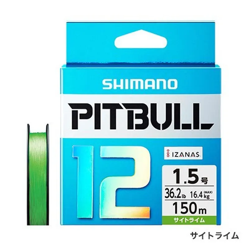 Япония PITBULL X4 X8 X12 плетеная леска PE 150 м зеленый сделано в Японии 0,6#0,8#1,0#1,2#1,5#2,0 - Цвет: PITBULL X12 150M