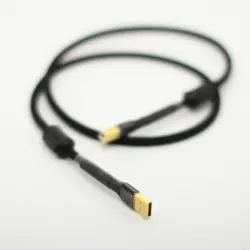 Кусок Hi-End Hifi USB кабель типа A к type B Hifi кабель для передачи данных, USB аудио провод