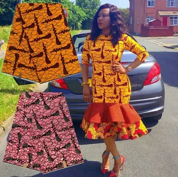 

Ankara Fabric Free shipping best quality veritable pagne real wax Veritable wax african print fabric 100% cotton Nigeria wax A