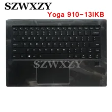 5CB0M35122 для lenovo YOGA 910-13IKB чехол для рук верхняя крышка с подсветкой Клавиатура США с тачпадом отпечатков пальцев Черный