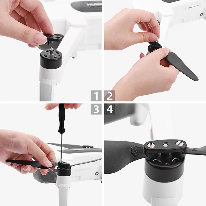 Hubsan H117S Zino винт радиоуправляемого дрона запасные части пропеллеры быстросъемные