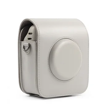 

PU Leather Camera Bag Unisex Fashion Storage Shoulder Strap Accessories Travel Handbag Instant Film Protective Case For SQ20