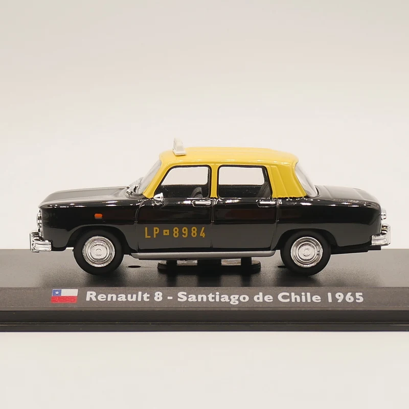 Модель Leo 1:43 Renault 8 1965 Сантьяго Чили такси литая машинка коллекционные игрушки из