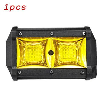 

54W Work Light LED Car Yellow Bar Spot Beam Fog Driving For Offroad SUV