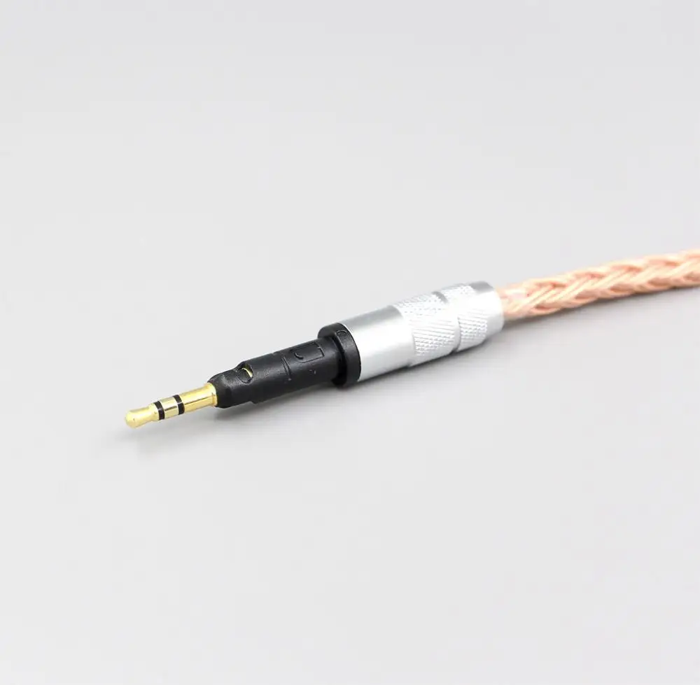 LN006838 XLR 3 4 Pole 6 5mm 16 Core 99 7N OCC Earphone Cable For Sennheiser HD6 HD7 HD8 MIX DJ HD595 Headphone