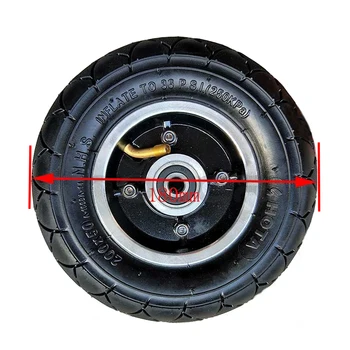 

Electric Scooter Tyre With Wheel Hub 8" 200x50 Inflation Vehicle Aluminium Alloy Pneumatic Tire