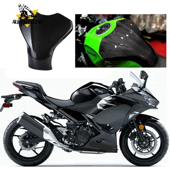 

Ninja400 Ninja250 Moto Oil Tank Protector Cover Front Tank Fairing Carbon Fiber For Kawasaki Ninja 400 Ninja 250 2018 2019 2020