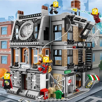 

Building Blocks toy Assembling small particles Building Blocks set Doctor Strange Sanctuary Superhero Puzzle Assembling Blocks