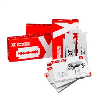 

10/20/50pcs Men Safety Razor Double Shaver Razor Blade Stainless Steel Hairdressing Barber Tools Effective Deep Shaving Mild