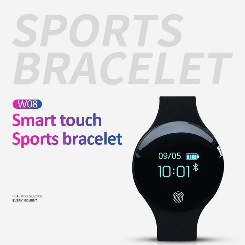 Bluetooth Смарт-часы H8 умный браслет умный Браслет Сенсорный спортивный Шагомер монитор сна Браслет для женщин и мужчин