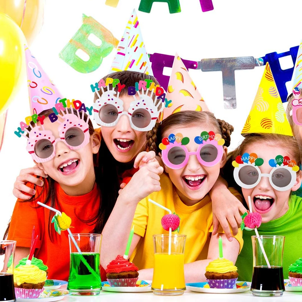 Party Glasses Novelty Happy Birthday Party Eye Glasses Novelty Eyewear