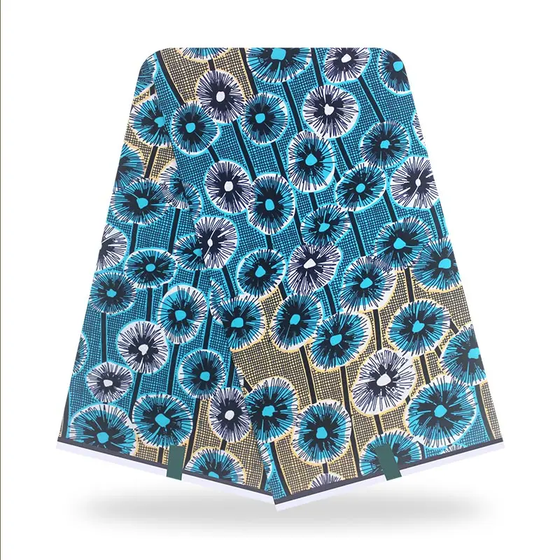 

African Fabric Wax 100% Cotton Wax For Dresses African Wax Prints African Ankara Wax Real Nigeria Wax For Dresses