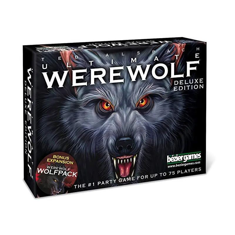 One Night Ultimate Werewolf Alien Настольные игры Семейные интерактивные, образовательные игрушки английская версия карточная игра - Цвет: WerewolfDeluxe