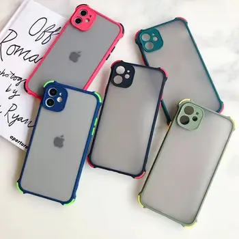 

LOVECOM Shockproof Phone Case For iPhone 11 Pro Max XR XS Max 7 8 Plus X Luxury Camera Protection Matte TPU Frame Back Cover