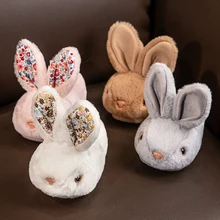 

Baby Winter Slippers Children Boys Girls Cute Cartoon Rabbit Slipper Kids Indoor Fur Warm Shoes Child Home Floor Shoes