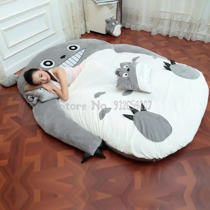 Creative lazy sofa chinchilla sheet double lovely cartoon bedroom small chair Japanese tatami bed | Мебель