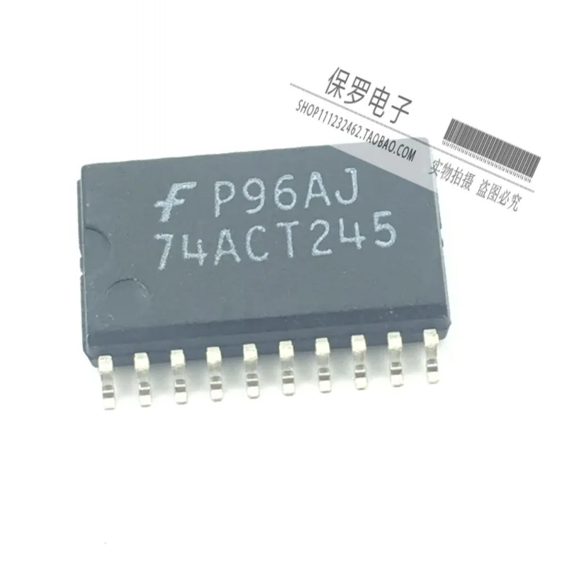 10pcs orginal and new transceiver 74ACT245SCX 74ACT245 SOP20-7.2MM wide body real stock