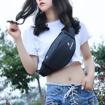 

2019 Male Men Waist Bag Pack Casual Functional Money Phone Belt Bag Women Bag for Belt Canvas Hip Bag Fanny Pouch Banana bags