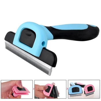 

Pet Cat Dog Brush Combs Detachable Clipper Attachment Comb Hair Remover Grooming Trimmer Comb Tools Supply For Pet Accessories