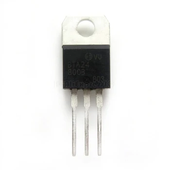 

10pcs/lot BTA24-800B BTA24 BTA24-800 Triacs 25 AMP 800 VOLT TO-220 new original In Stock