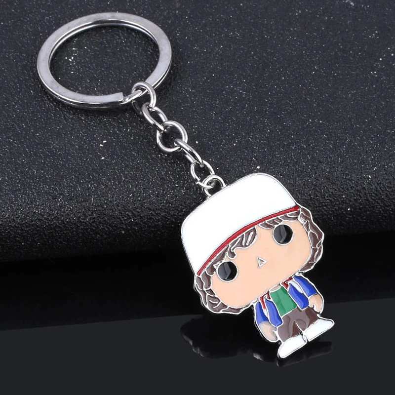 Брелок для мужчин и женщин Dustin Henderson Cute Figure из сплава с изображением фильма ужасов