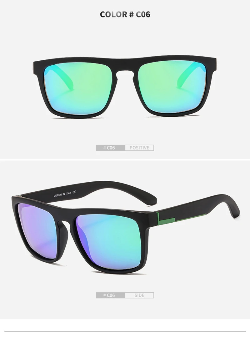 HD019 высококачественные мужские спортивные солнцезащитные очки для вождения UV400 линзы Солнцезащитные очки женские Брендовые очки Чехол
