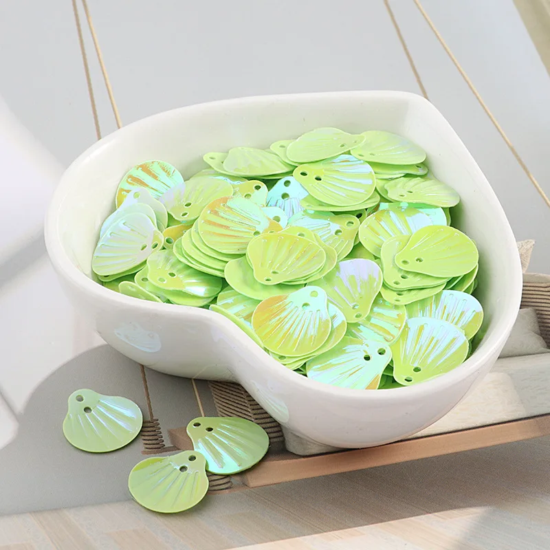 18 LC/13 мм прозрачный фантомный корпус/10 грамм блёстки ПВХ плоский для DIY Изготовление карт крафт цветная коллекция - Цвет: 18