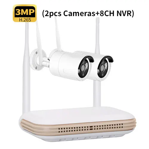 5MP H.265 8CH CCTV Camera System Face Detection HDMI POE NVR Kit Outdoor Vdeo Surveillance Security Protection IP WIFI Camera best wireless camera system Surveillance Items