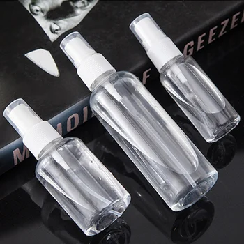 

1 Pcs Transparent Empty Spray Bottles 30 Ml / 50 Ml / 100 Ml Mini Refillable Spray Bottle Plastic Container Empty Cosmetic