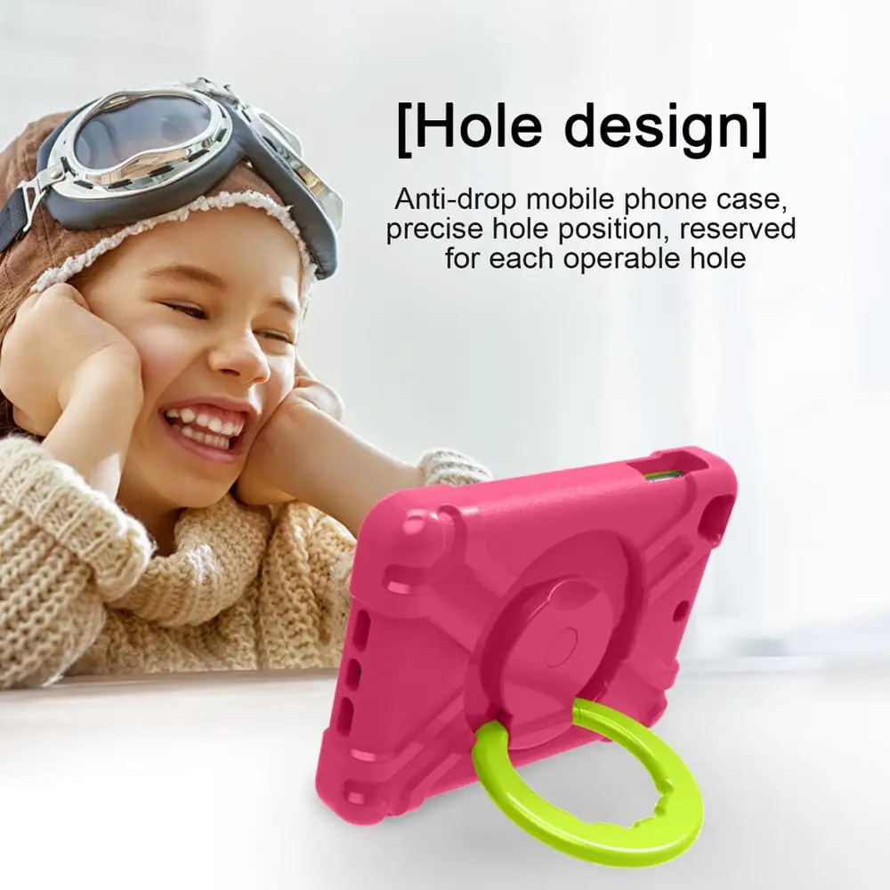 Ударопрочный чехол EVA для iPad mini 2 mini 3 A1432 A1454 360 Вращающийся силиконовый мягкий детский чехол-подставка для iPad mini 1 2 3