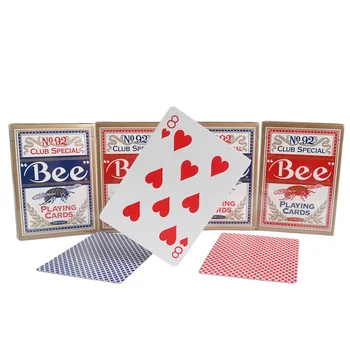 

1 piece RED/BLUE NO.92 Playing Cards Magic Category Poker Cards for Professional Magician