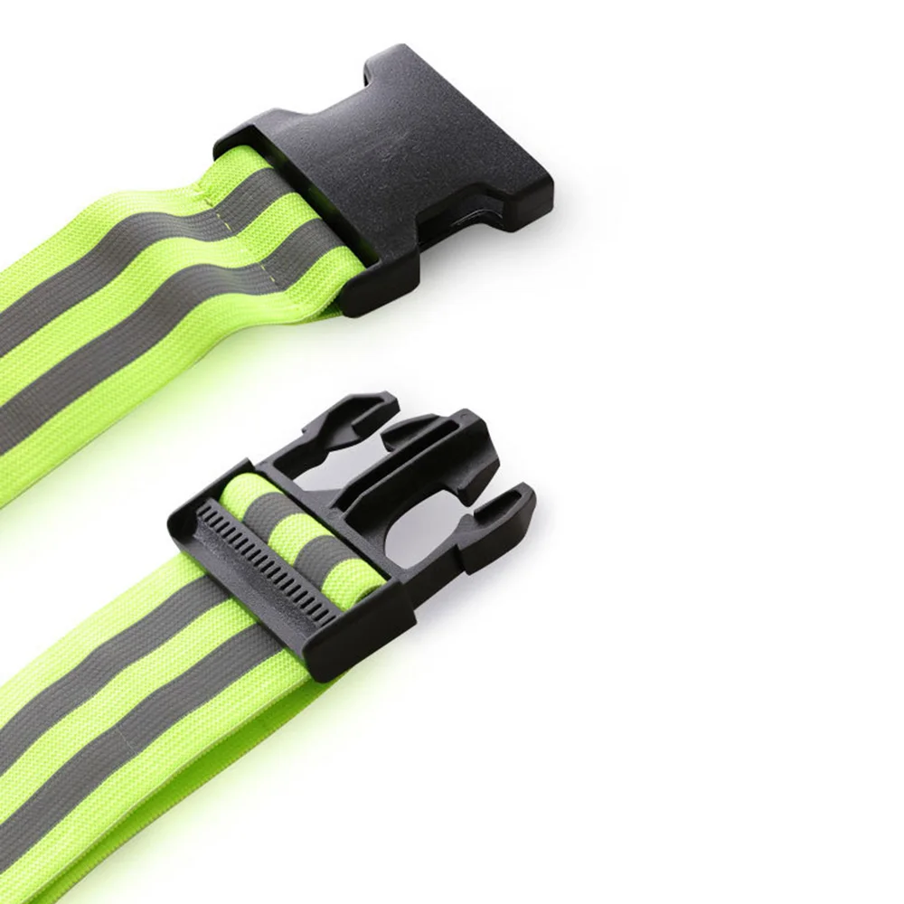 Cycling Running Reflective Strips High Visibility Bicycle Safety Bind Pants Armband Hand Leg Warning Reflective Tape BC0129 (5)