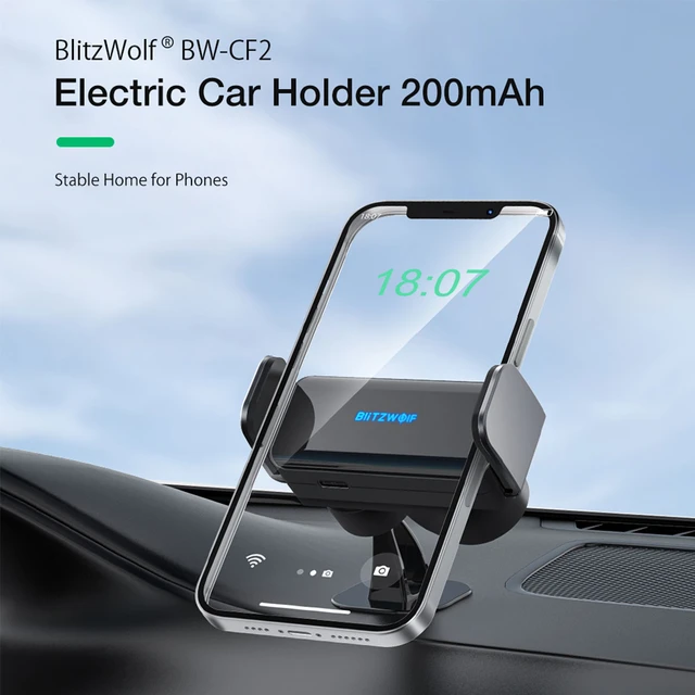 BlitzWolf BW-CF2 2 en 1 support de téléphone de voiture évent