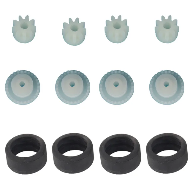 Electric Scalextric Car Slot Racing 1/32 Gear Tires Pinions Set Accesorios For Carrera Parts 1