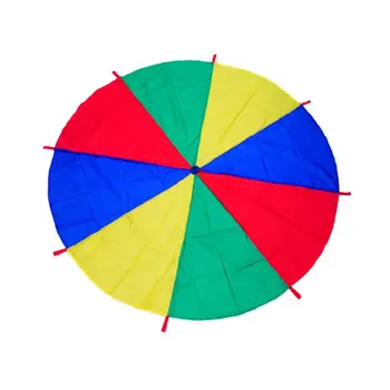 

2M Kids Play Colorful Parachute Outdoor Game Exercise Sport Group Activities Toy Y4UB
