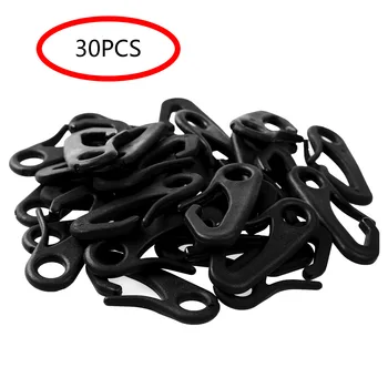 

30Pcs Plastic Clip Snap Hook Keychain Spring Buckle Luggage Backpack Straps Buckles BagsWebbing Accessories Snap Clip Hook
