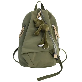 

Female Korean version of high school students, college students, simple forest personality, Japanese large-capacity backpack