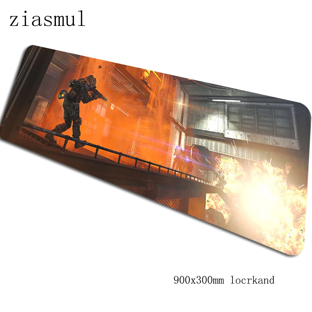 Titanfall коврик для мыши 900x300x3 мм коврики для мыши pc лучший игровой коврик для мыши геймер 3d большие персонализированные коврики для мыши Клавиатура ПК pad - Цвет: Size 900x300x3mm