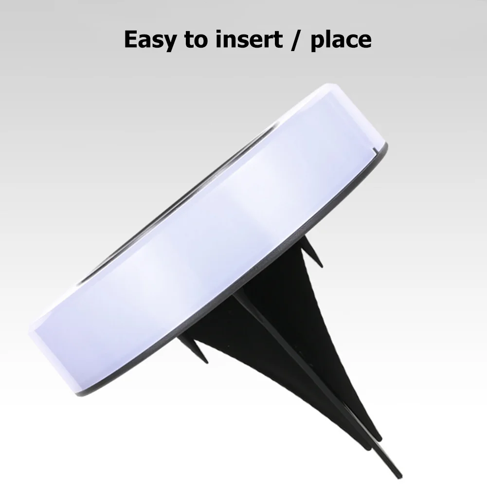 Luzes à Terra ao ar Subterrânea para Pátio Pces Solar Led Livre Ip65 Impermeável Jardim Luz Caminho Paisagem Lâmpada Gramado Decoração 1 - 2 4 11 Lâmpadas solares