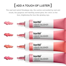 4 Colors Liquid Blush Makeup Face Rouge Make Up Professional Natural Cheek Blusher Long Lasting Brand Peach Cosmetic Tools TSLM1