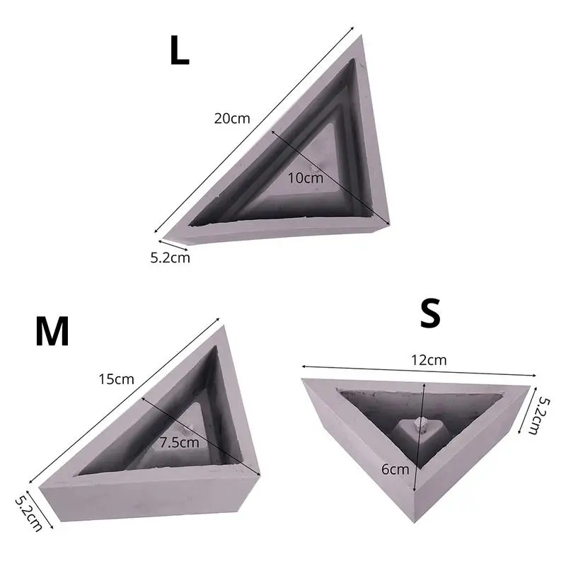 Цементный цветочный горшок силиконовая форма для цемента ваза MoldsRhombus в форме Шестиугольника геометрические домашние рукодельные украшения Горшки суккулентные растения