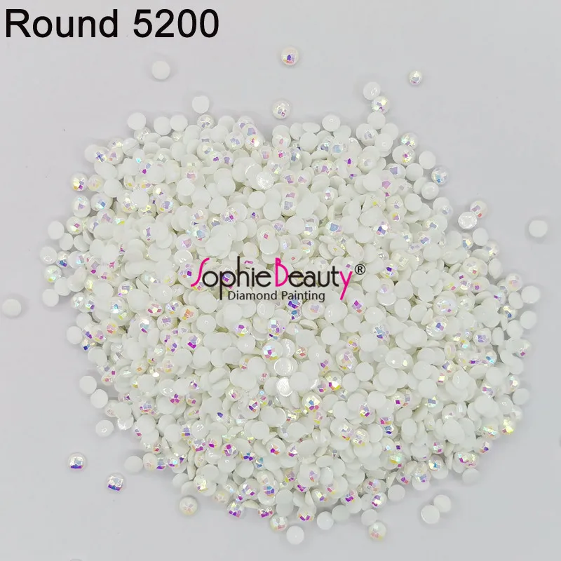 New AB Stone 2.8mm Colorful Round Drills Diamond Painting Embroidery Painting Mosaic diamond painting diamond painting accessories